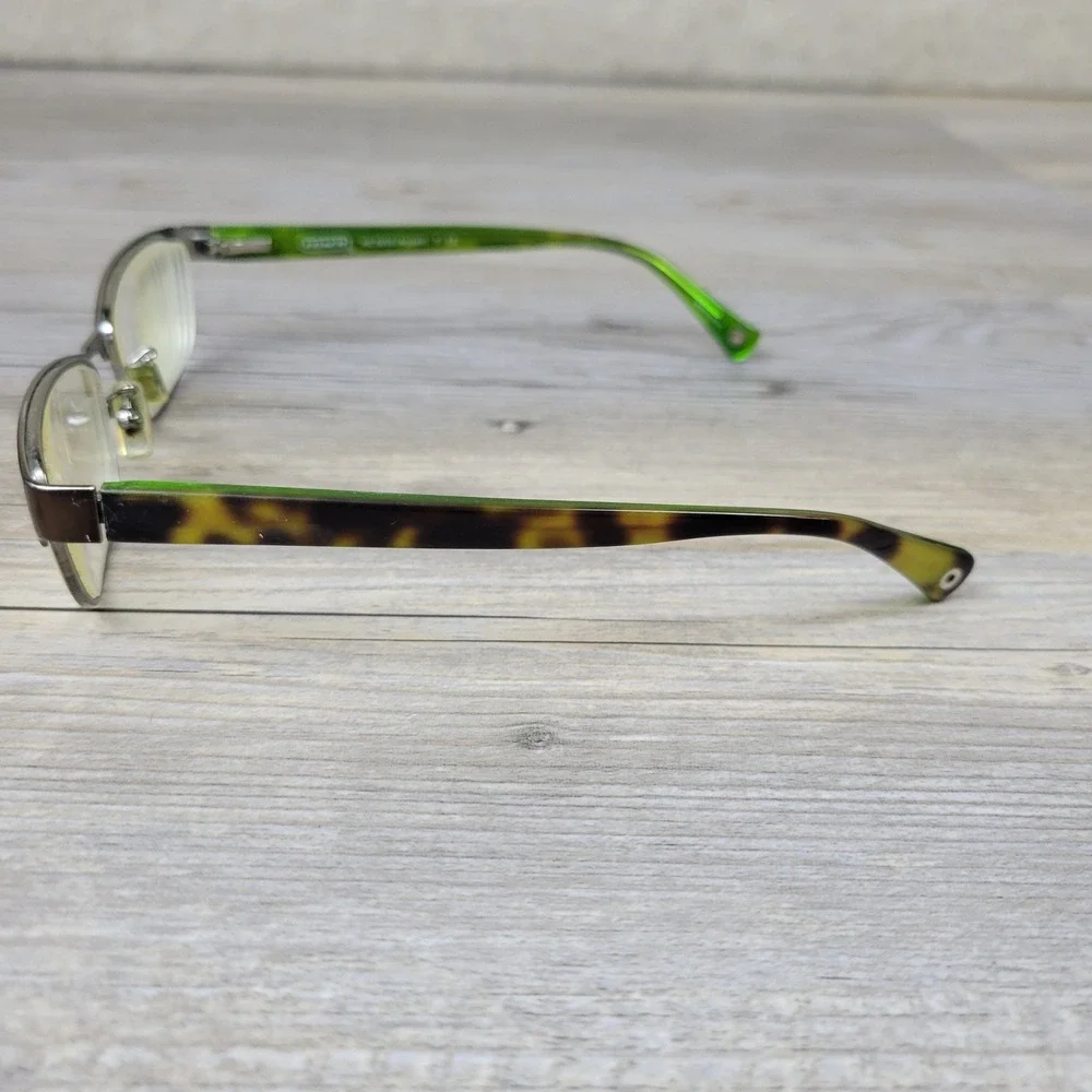 Coach Eyeglass Frames HC 5033 Alyson 9128 Satin Brown Dark Silver 53-16-135